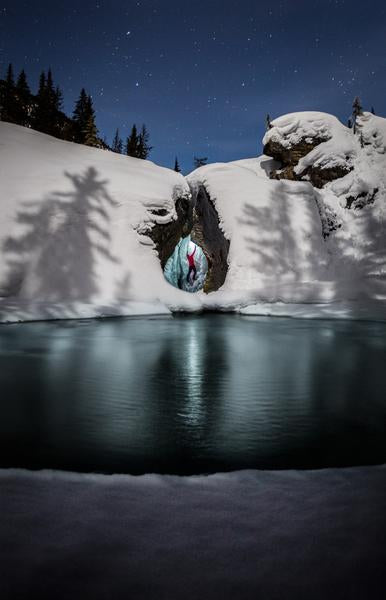 Climber in a Tear Drop
