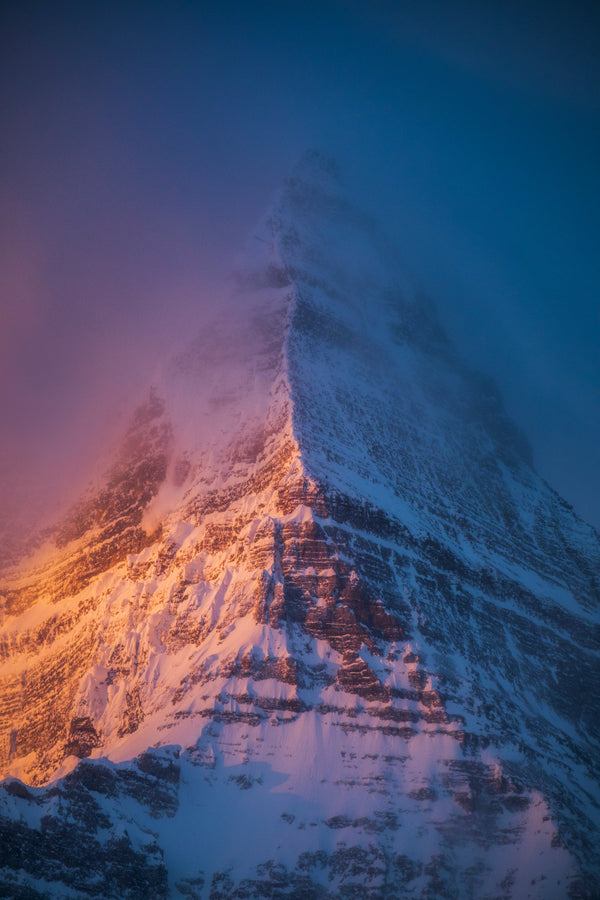 First Light on Assiniboine