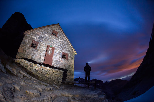 Nighttime at the Pass (Abbot Pass Hut)