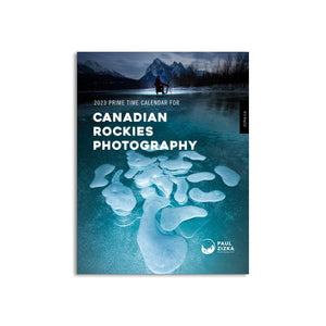 2023 Prime Time Calendar for Canadian Rockies Photography
