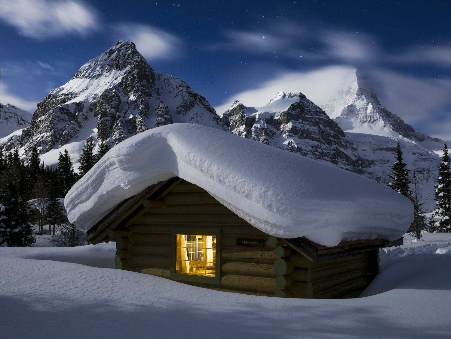 Winter Refuge (Assiniboine Lodge Cabin)
